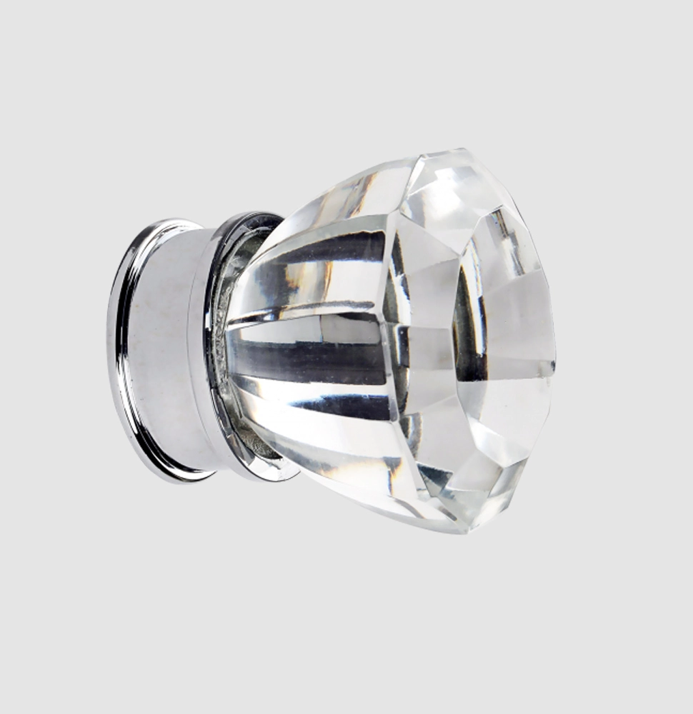 Transparent Glass Celine Knob